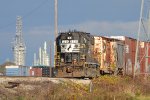 NS GP38-2 High nose Locomotive in the yard